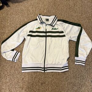 IRELAND Retro Irish Jacket Mens 16/18 Full Zip Warm Up Soccer Football Irish